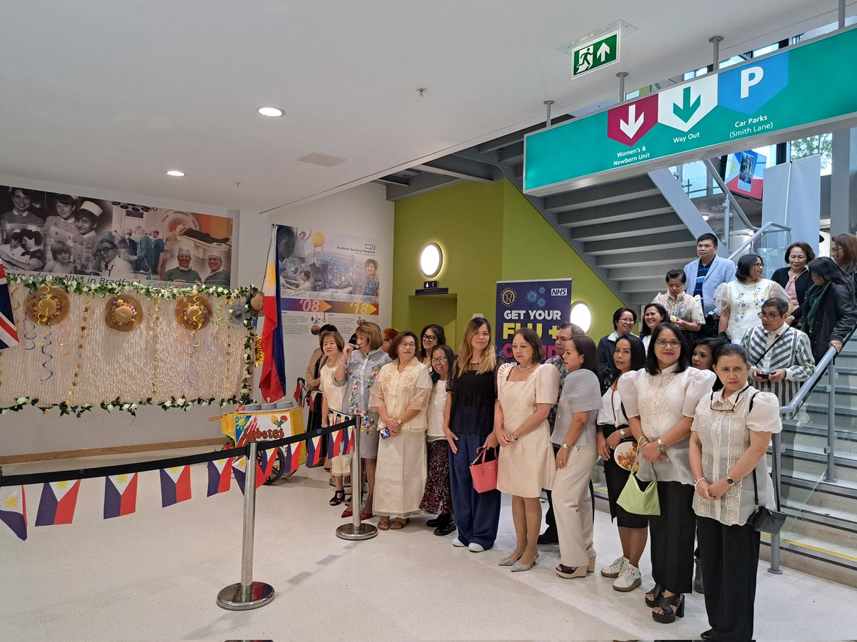Bradford Teaching Hospitals NHS FT (@bthft) on Twitter photo It's #FilipinoAppreciationDay today on the main concourse at BRI! π
Come along and join in the celebrations as we recognise the commitment, dedication and hard work of our amazing #filipino colleagues ππ
@Mel_Pickup <a href="/_Sajaz/">Saj</a> <a href="/karendawber/">Prof Karen Dawber π</a> <a href="/ActAsOneBDC/">Bradford District Craven Health & Care Partnership</a> It's #FilipinoAppreciationDay today on the main concourse at BRI! π
Come along and join in the celebrations as we recognise the commitment, dedication and hard work of our amazing #filipino colleagues ππ
@Mel_Pickup <a href="/_Sajaz/">Saj</a> <a href="/karendawber/">Prof Karen Dawber π</a> <a href="/ActAsOneBDC/">Bradford District Craven Health & Care Partnership</a>