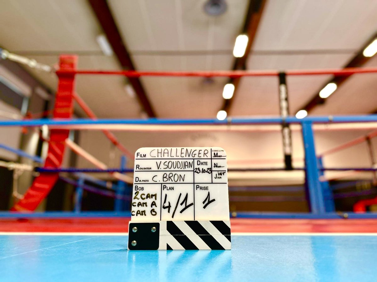 Préparez-vous, un #Challenger hors normes arrive bientôt sur le ring ! 🎬

Début de tournage pour le nouveau film de <a href="/varantesoudjian/">Varante SOUDJIAN</a> avec :

🥊 <a href="/AlbanIvanov/">Alban Ivanov</a> 

🥊 <a href="/AudreyPirault/">Audrey Pirault</a> 

🥊 <a href="/sosomanes/">soso manes</a>

🥊 <a href="/tonio_life/">Antonio Alexandre</a> 
Une production @Alef_one &amp; #LesEnfantsTerribles
© #JulietteBourseul