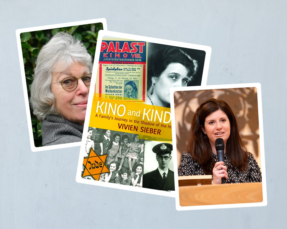 On Monday 6 November, online only from 7-8pm, learn about the story of Vivien's family via her book Kino and Kinder, from owning the Palast Kino, the Holocaust & the Kindertransport with @FWolfisz Free tickets at ow.ly/iEoU50PZSYG @KarenPollock100 @antisemitism @HolocaustUK