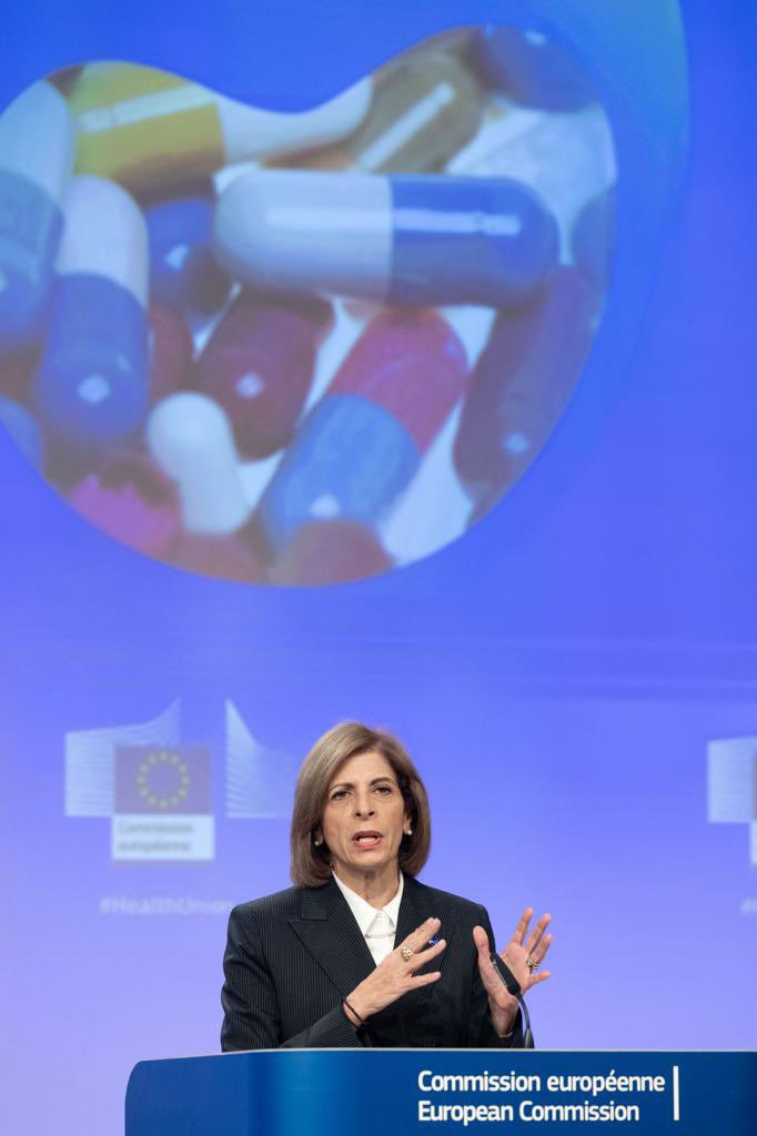 To deliver for our citizens we propose⬇️

🔹Voluntary Solidarity Mechanism for Member States to share medicines.
🔹🇪🇺 critical medicines list by end 2023.
🔹Anticipating pharma reform actions.
🔹Critical Medicines Alliance in 2024 to better coordinate with industry.
#HealthUnion