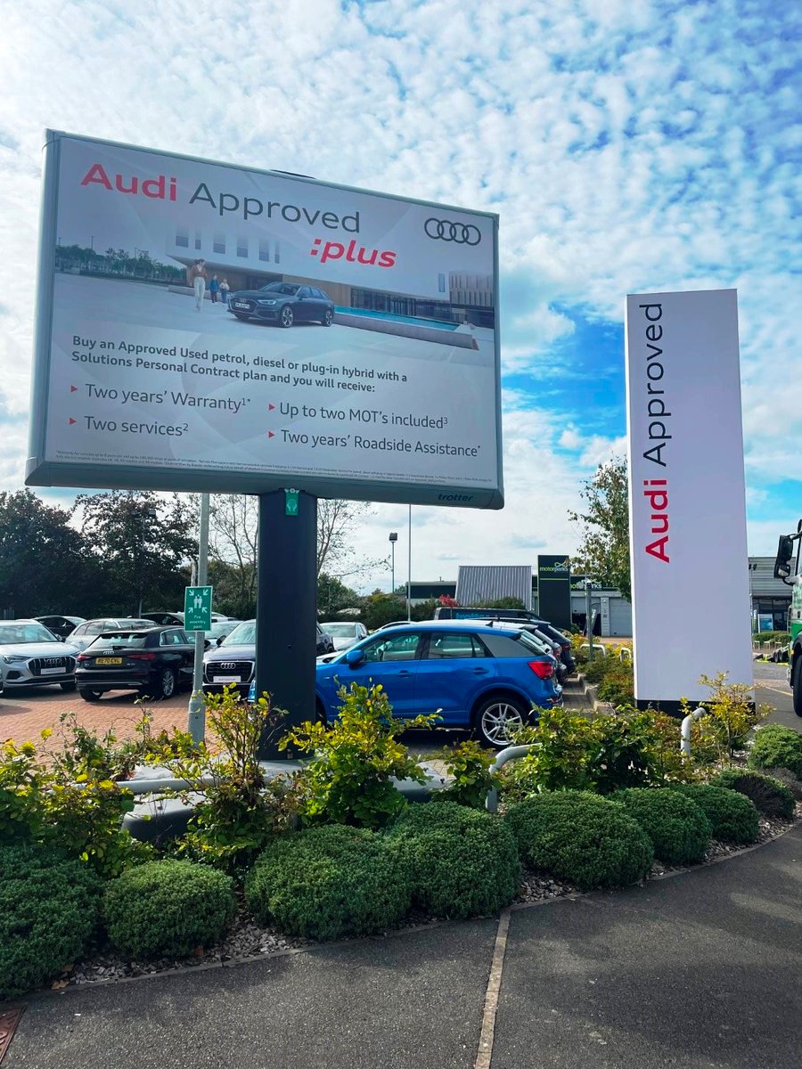 Trotter_uk's tweet photo. πππ#TemporarySignage #AUDI #Marshall https://t.co/4Zpz77TeaQ