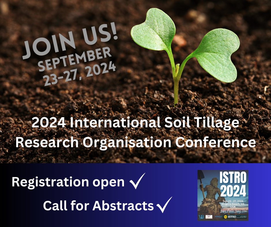 Registration is live ISTRO 2024 in Virginia Beach, VA September 23rd to 27th 2024!
Don't miss early bird registration October 1st 2023 to April 1st 2024
Register here: tinyurl.com/VCE-ISTRO-2024
 
For complete information, go to: arec.vaes.vt.edu/.../istro-2024…...