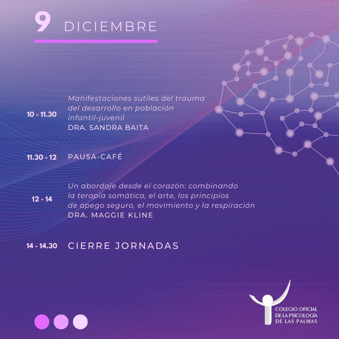 📣 Pero, ¿aún no conoces el programa completo de las II Jornadas Internacionales de Traumaterapia? 😮💼 ¡Está repleto de increíbles ponentes y temas!

No te preocupes, si deslizas podrás verlo con detalle. ¡Guarda este post para no perderte ninguna ponencia y/o evento!