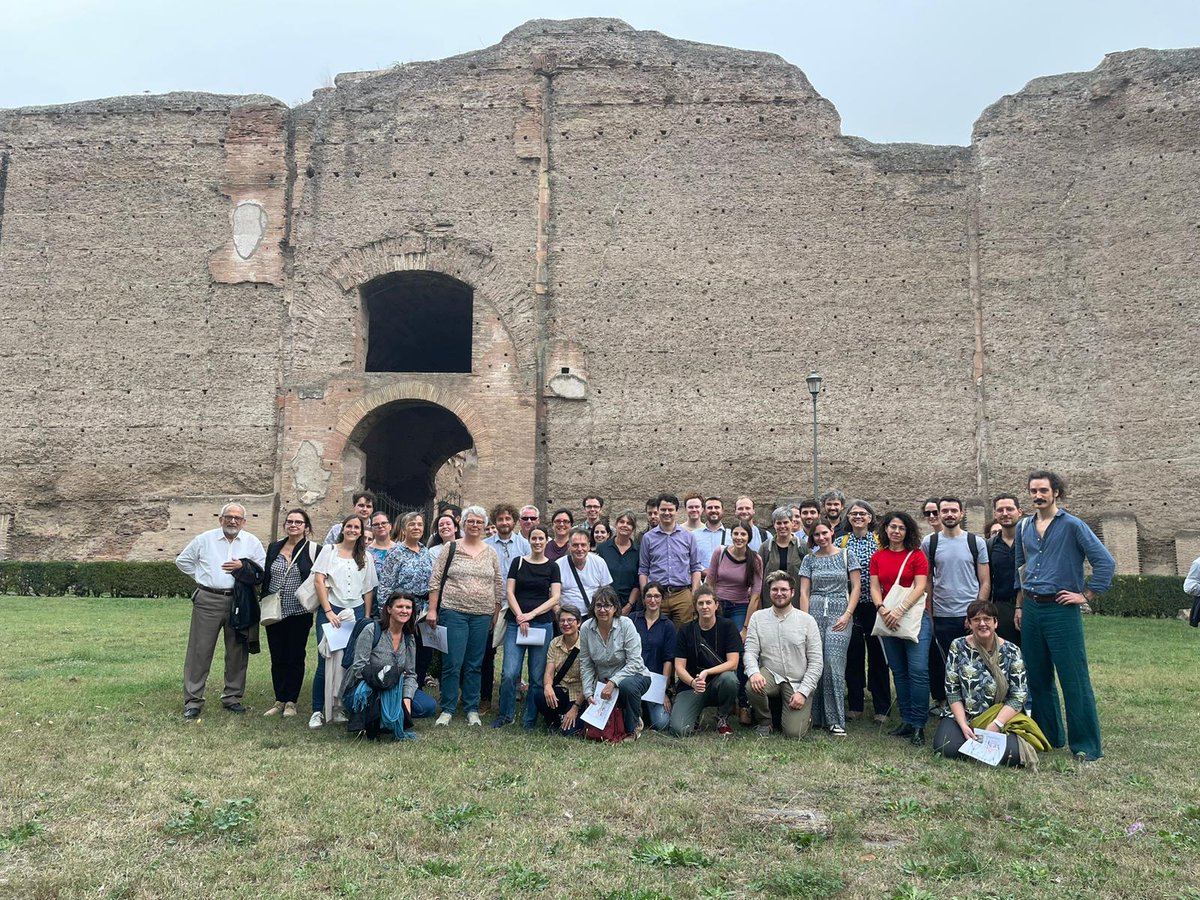 3 days, over 100 attendants, 5 keynotes, 24 lectures, 18 posters and a fantastic tour at the Terme di Caracalla by the SSBAP di Roma. Grateful to everyone helping and attending 🙏#RomanBaths @CSCA_Cambridge @CamClassics @ArcheoUGent @KNIRome @ugentlw @ResearchUGent