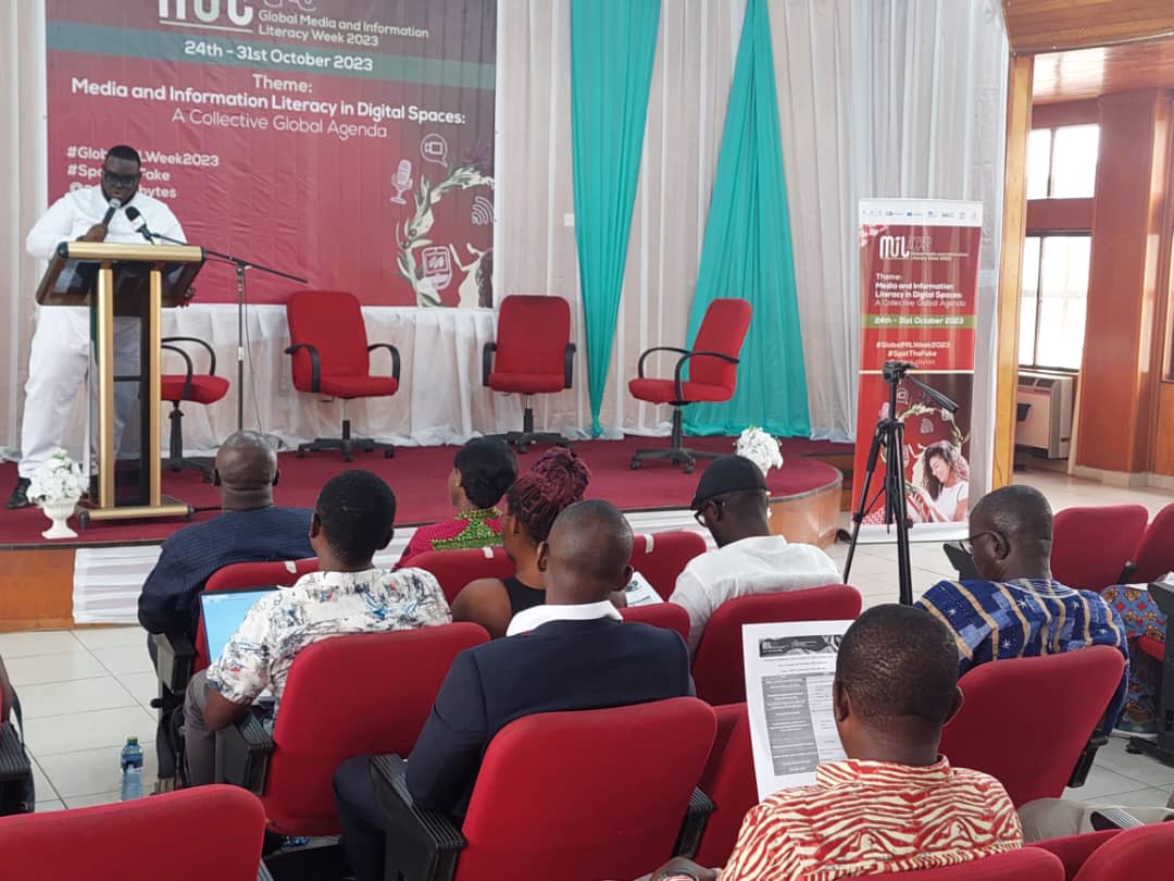 penplusbytes's tweet photo. The launch and opening ceremony of the #GlobalMILWeek2023 is currently underway in Kumasi.
@dw_akademie @unescoghnatcom
#SpotTheFake
#Penplusbytes https://t.co/zXwKotdmU9