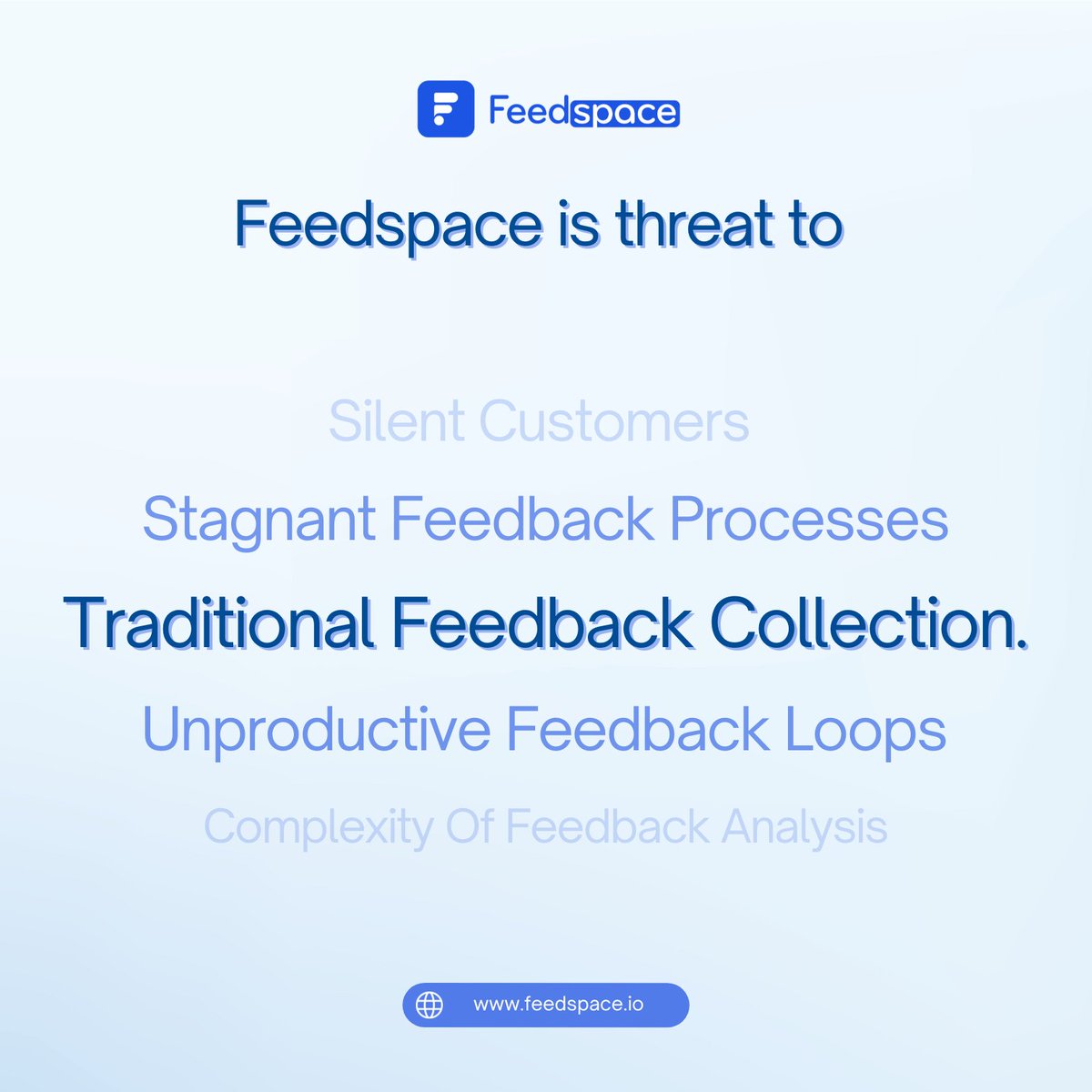 Don't let stagnant feedback processes and silent customers hold you back!
Unlock the secrets of efficient, data-driven decision-making Now!!. 📈

#productlaunch #FeedbackRevolution #CustomerFeedback #Feedspace #BusinessGrowth #traditional #growth #startup #1ARR #top #prouct