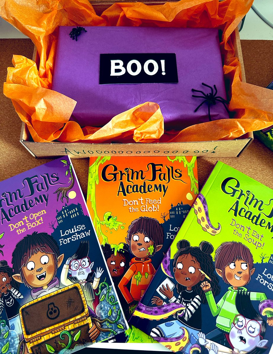 OctoberJonesCo's tweet photo. The Halloween #BlogTour for @Munkey_Pants #GrimFallsAcademy starts with a #BookGiveaway 👇🏻🖤✨

This spooktacular series by the devilishly good Louise Forshaw is Monstrously funny, Fangtastically Illustrated &amp; Out Now! 

FLLW: @Munkey_Pants @maverickbooks 
🖤// RT// Tag a Monster https://t.co/41BaEPQSEJ