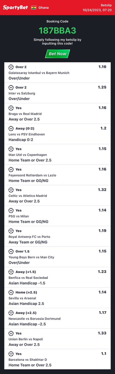 enokay69's tweet photo. 13 Odds Only UCL 🥂 https://t.co/bFPjJYa0qq