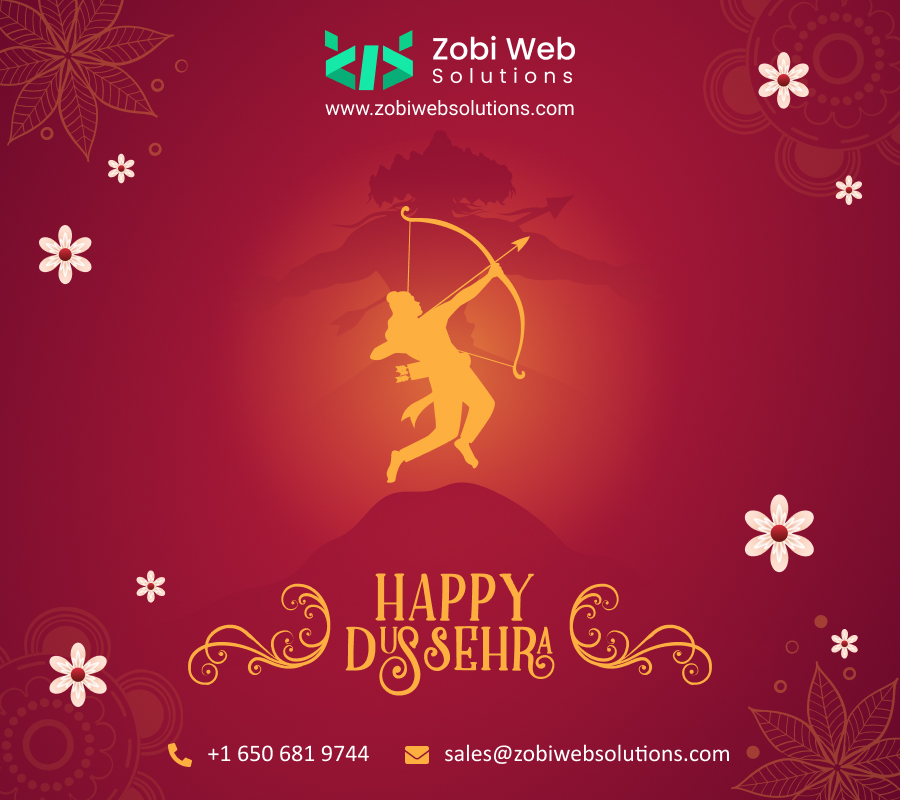 zobiweb's tweet image. May the triumph of good over evil, symbolized by Dussehra, inspire us all to conquer our challenges with resilience and positivity. Wishing you a joyous and prosperous Dussehra filled with happiness and success! 🎉🙏

#Dussehra  #Dussehra2023  #zobiwebsolutions #zws
