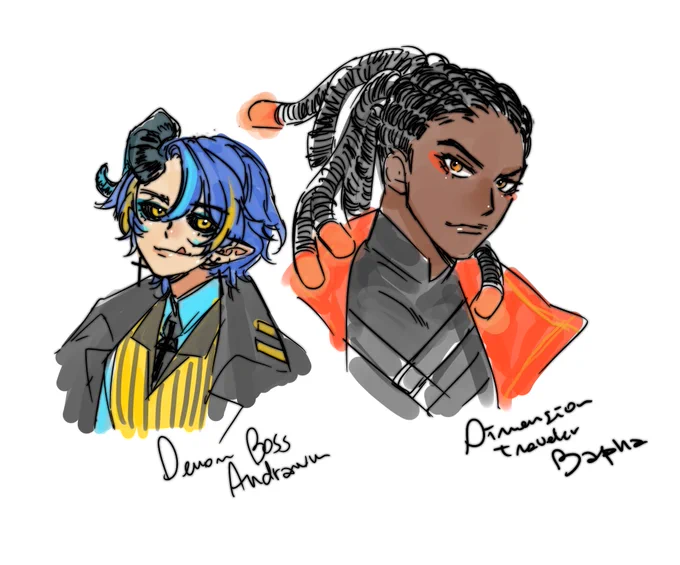 VC sketches feat. @AndrawnStudios @Bapha_VT &amp; @FlanDanchou 