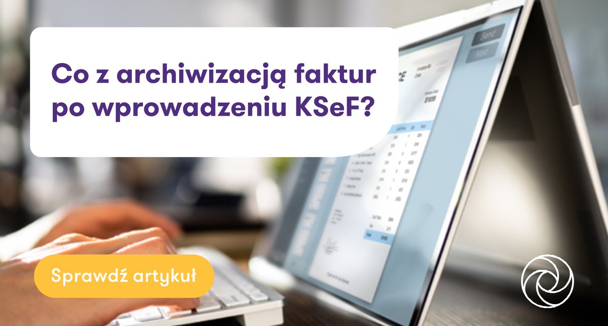 ksiegowosc_blog's tweet photo. 🤔#KSeF zwolni przedsiębiorców z konieczności archiwizacji faktur przez okres 10 lat.
A co z archiwizacją faktur po upływie dekady❓
Sprawdź koniecznie⏩ https://t.co/z0CuW8ihFw #księgowość #ArchiwizacjaFaktur #przedsiębiorca #faktura #podatnik https://t.co/AOs09BaIKP