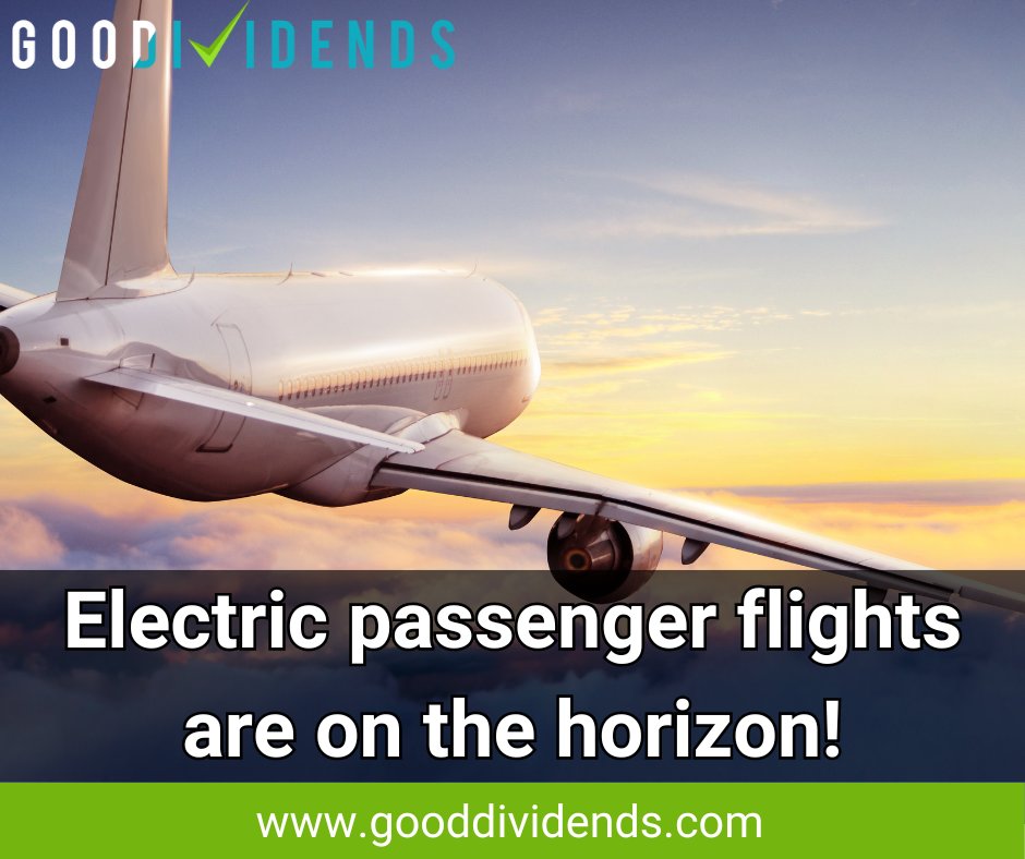 gooddividends's tweet image. Electric aircraft are becoming more advanced, and it's only a matter of time before we see them flying passengers regularly. 

Benefits include:
1. Reduced carbon emissions.
2. Lower noise levels.
3. Lower operating costs.

SDG7 bit.ly/3MVPd7A 

#electricflight #SDG7