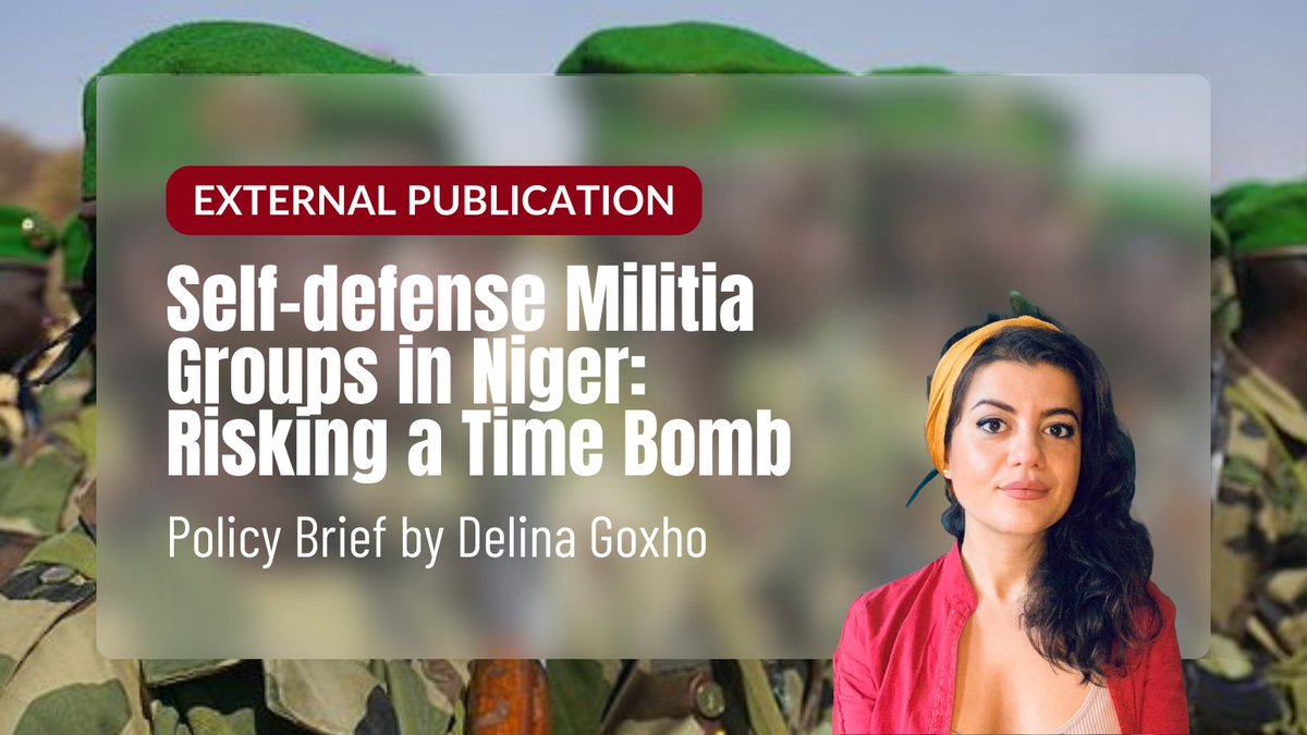 📄 NEW PUBLICATION If not properly managed, the formation of ethnic militias presents the risk of a rapid escalation of violence along communal lines in #Niger like in #Mali and #BurkinaFaso @delinagoxho @EgmontInstitute Read it here ➡️ bit.ly/3Q7JmgY