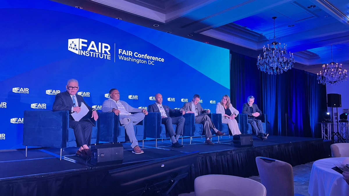 Quantify_Risk's tweet photo. Last week the @FAIRInstitute hosted the 2023 edition of their Conference in Washington, D.C. . 
There were loads insightful sessions with business leaders in Cyber Risk Quantification about the new SEC regulations, best FAIR practices and generative AI. https://t.co/FcJqdUComo