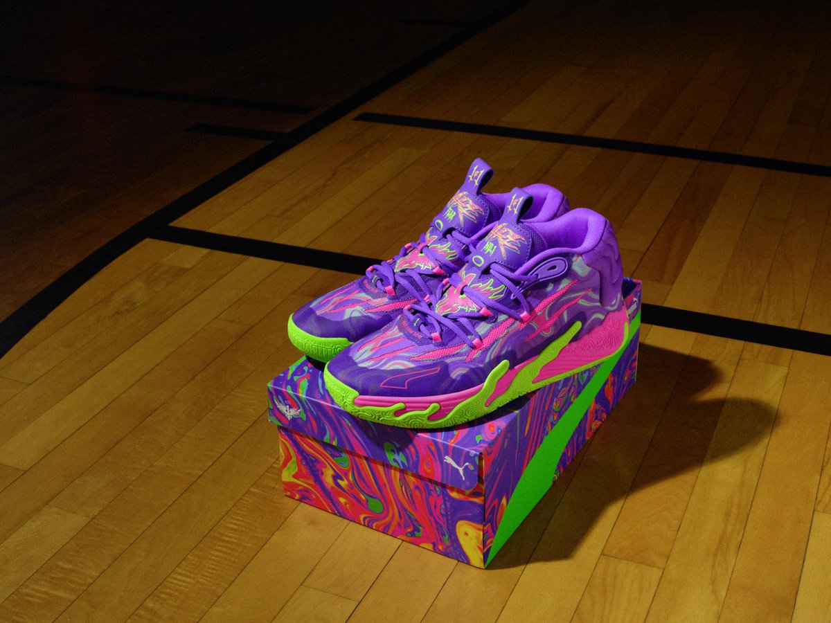 wayamagazine's tweet photo. PUMA Hoops is introducing the newest silhouette in LaMelo Ball’s signature franchise, the MB.03 Toxic. https://t.co/I1Usn0FXx7 #WWMAG https://t.co/qluznSjb2t