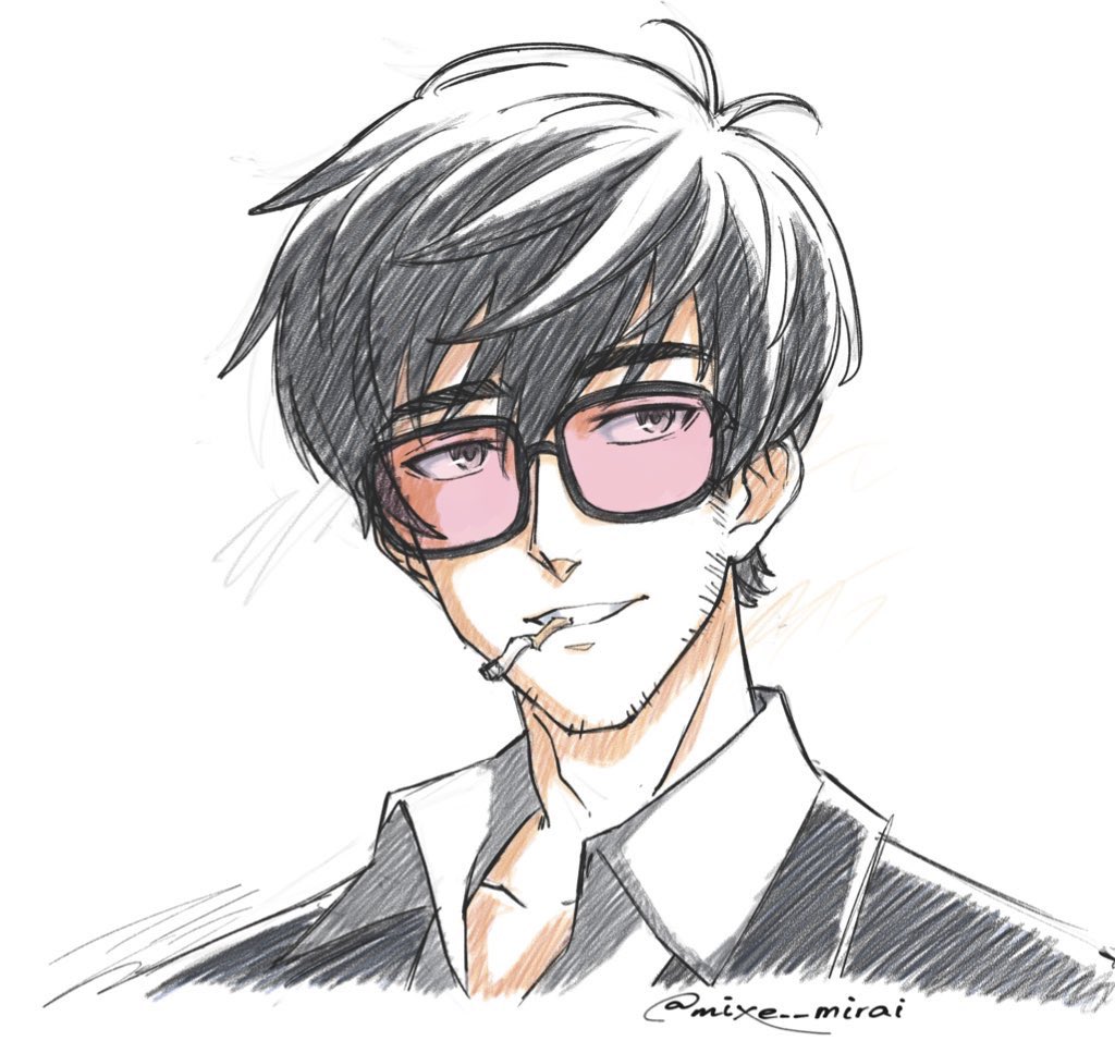 Drawing Anime Boy With Glasses by DrawingTimeWithMe on DeviantArt