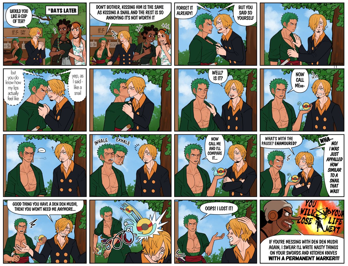 101 How to lose your Den Den Mushi rights.
#zosan #onepiece