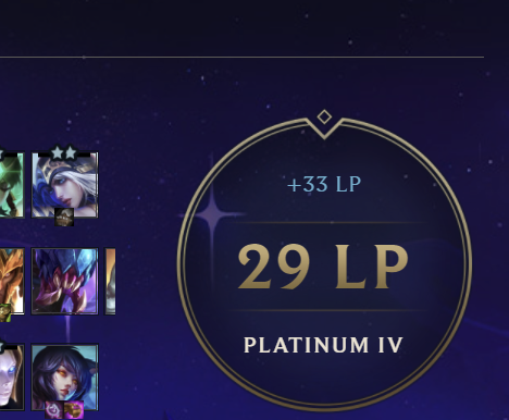 niverbyt's tweet photo. @Mortdog TFT Issue - Started the game with 0 LP, and received 33 LP but resulted in 29LP?? ? ? ? ? ? https://t.co/1tVzAhWftI