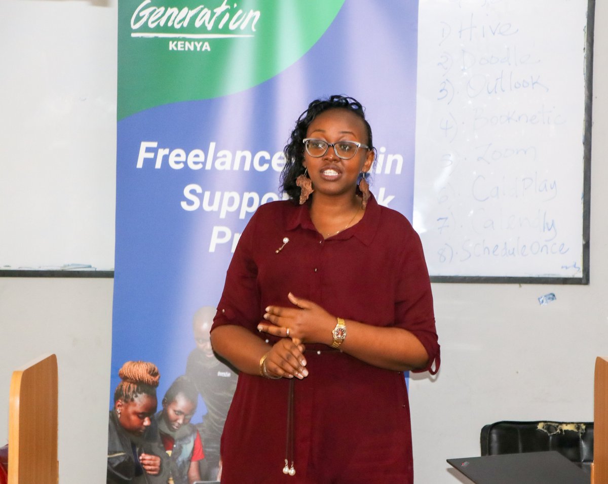 GenerationKe's tweet photo. Congrats to Cohort 7 of the Freelance-Admin Support Work Programme! After 8 weeks of training and 6 weeks of #mentorship, they've earned a total of KES 3.5 million, with the top earner making KES 288,000. Thanks to our partners. #EmpowermentProgram #DigitalSkills https://t.co/Hsny70nMI3
