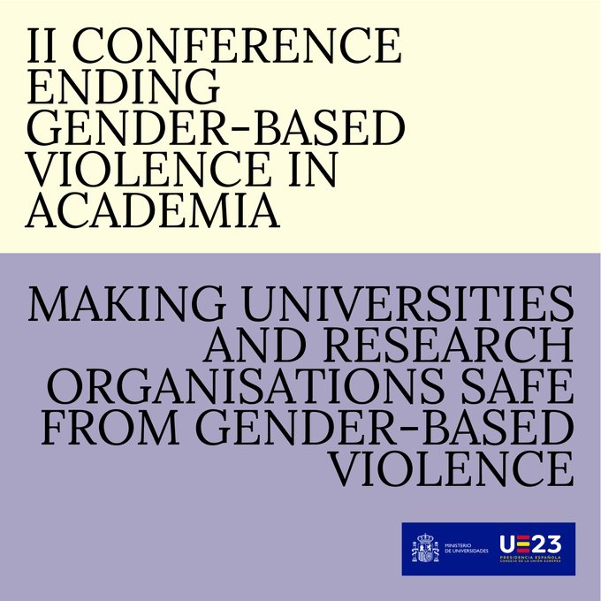 🔝@RachelPalmen participa en los debates de la II Conferencia para acabar con las violencias de género en la academia @cgacademia Organizado por @UniversidadGob en el marco de la @eu2023es, con la colaboración de @UniSAFE_gbv y @upvehu 🔴EN DIRECTO aquí: conferencegenderacademia.com/es/directo/