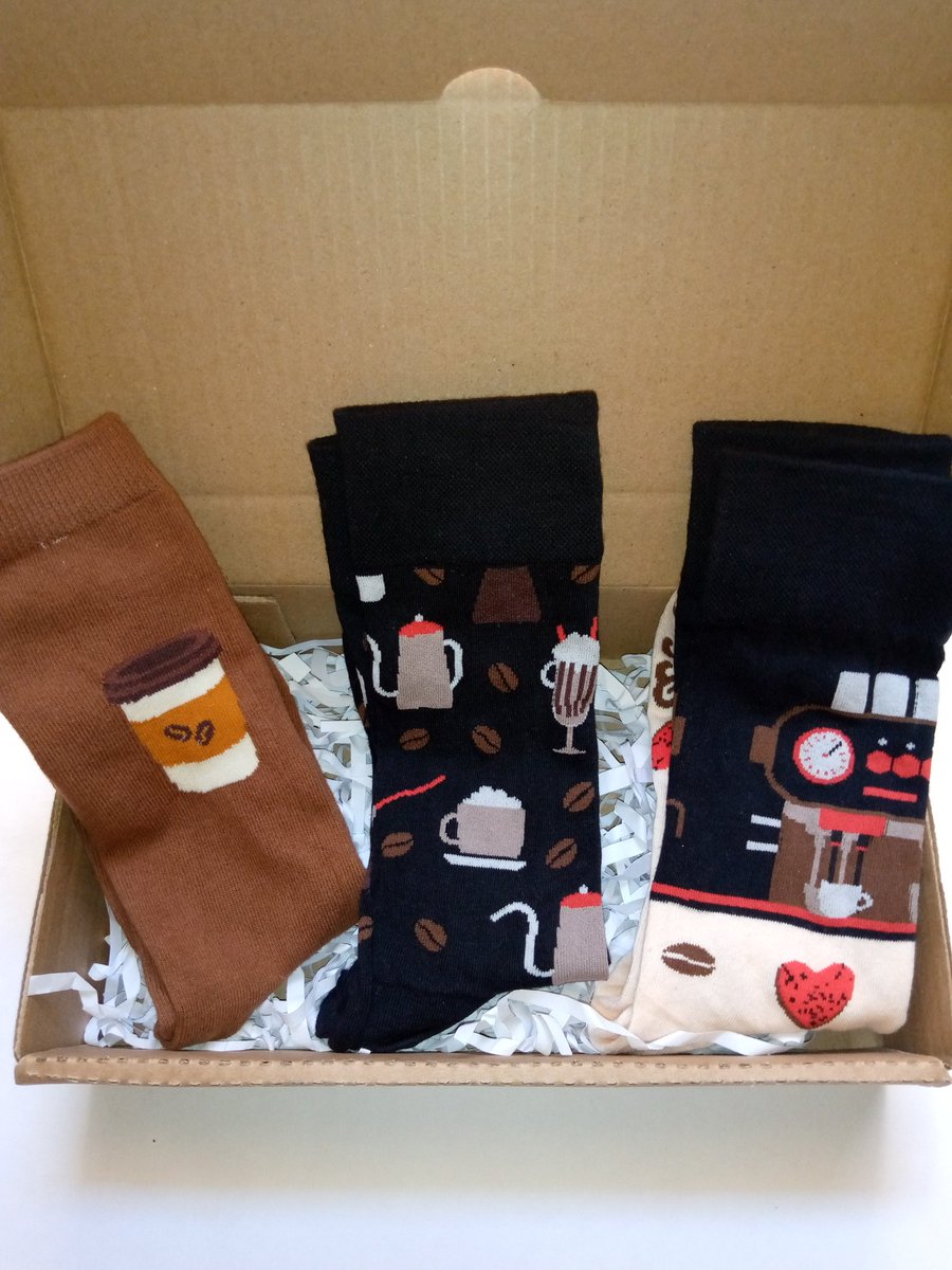 whitegiftco's tweet photo. Start your day right with a brewed cup of coffee socks
#uot #coffeesocks #cutesocks #uotMarketDay #foodsocks https://t.co/4FYgCq2PPm