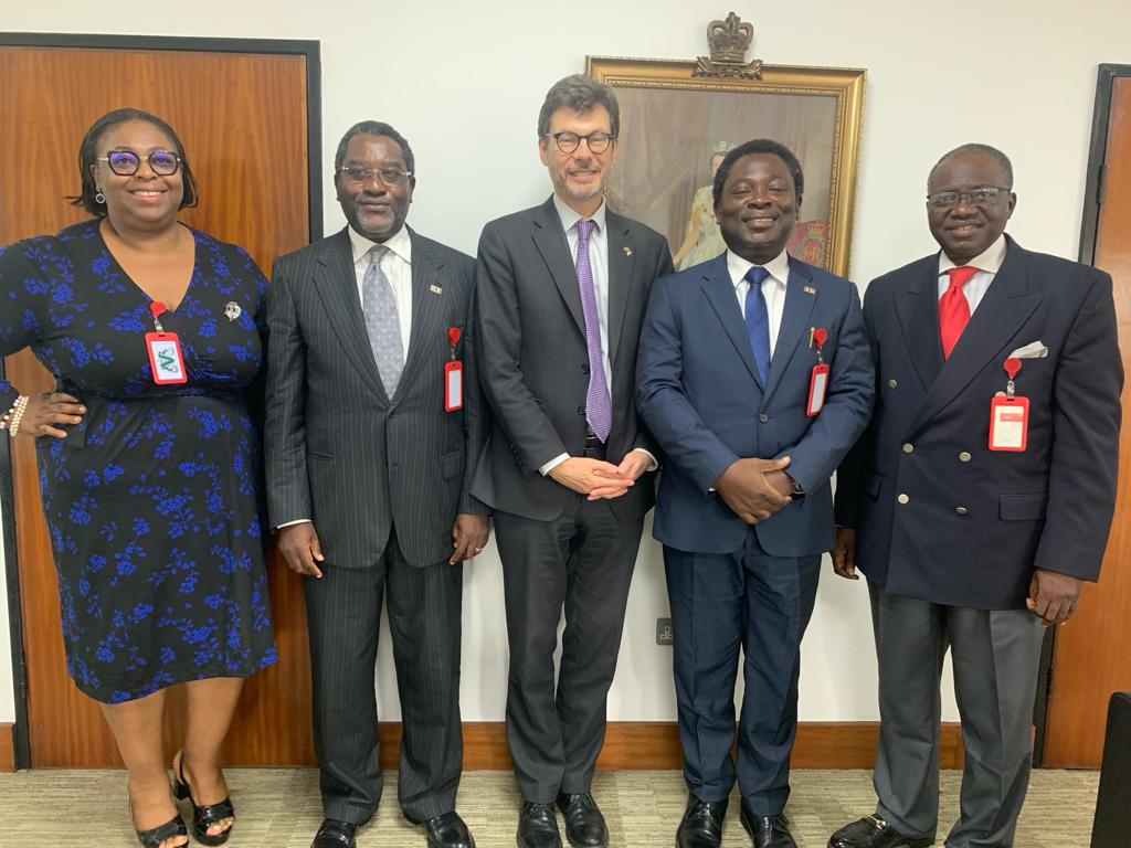 nbccng's tweet image. The Chamber recently paid a courtesy visit to the British Deputy High Commission in an effort to strengthen ties between Nigeria and the UK. Led by the President and Chairman of Council; Ray Atelly frpa.

#courtesyvisit
#mutual
#beneficial
#nigeria
#uk