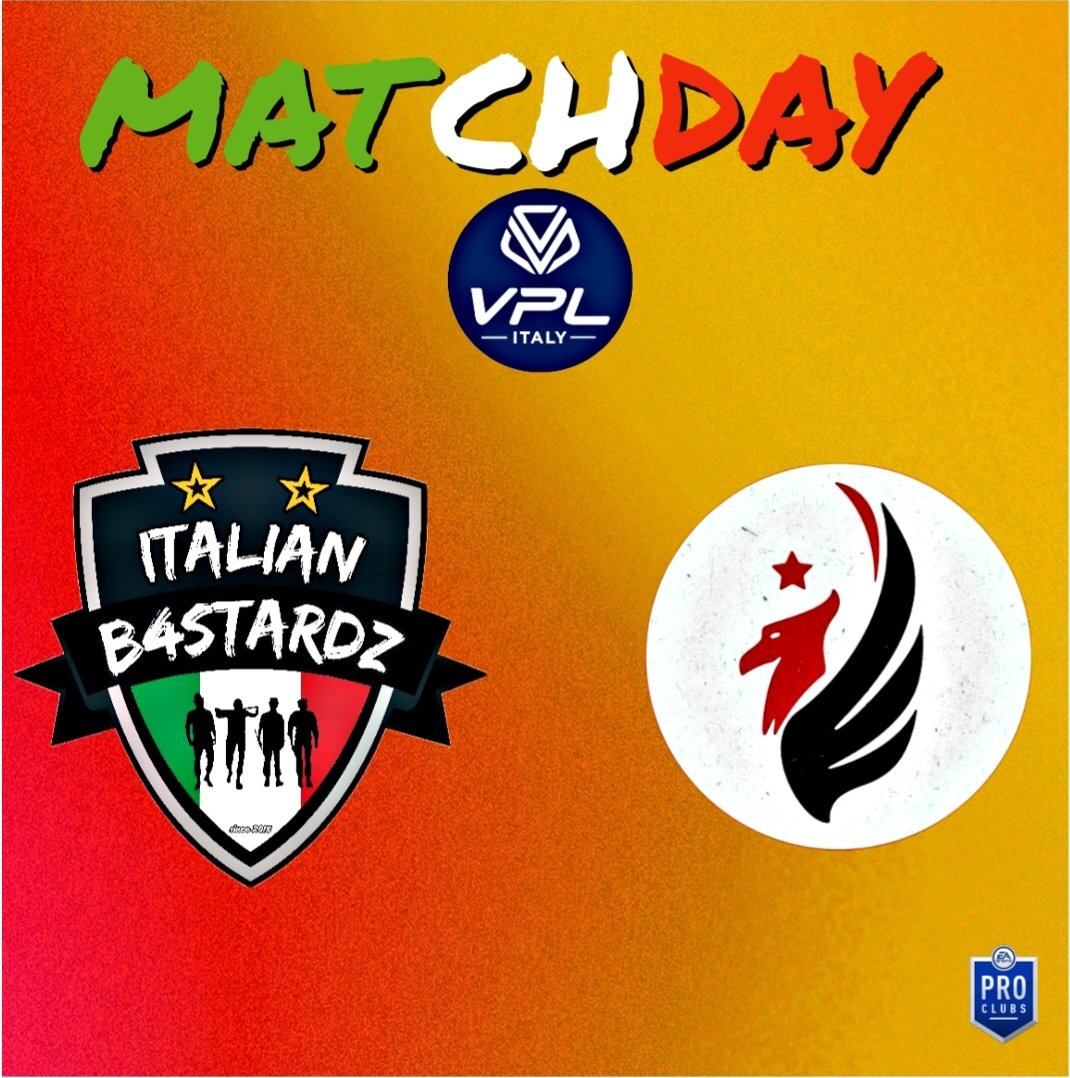 🔹MATCHDAY🔹
🔜 Questa sera!

🗓 1a Giornata 
🏆 <a href="/VPLItaly/">VPL Italy 🇮🇹</a>
🕥 23:00
🆚 @uprising2023

#ForzaItali4nB4stardz
<a href="/pctransfermarkt/">🇮🇹 PRO CLUBS TRANSFERMARKT🔍</a> <a href="/tanadelproclub/">La Tana del ProClub</a> <a href="/vGamesRT/">vGamesRT 🔄</a> <a href="/KickOff_ProClub/">Kick-Off</a> @RT_NoLimits <a href="/RTproclub/">𝚁𝚃𝚙𝚛𝚘𝚌𝚕𝚞𝚋</a>