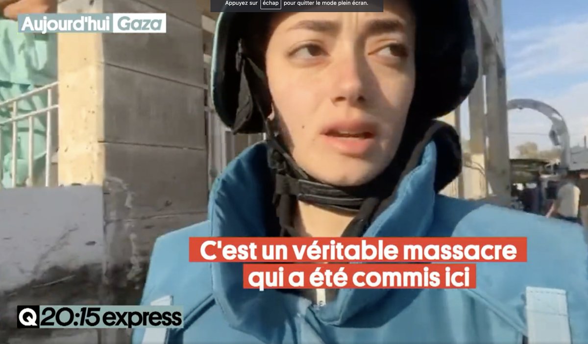 medias_citoyens's tweet photo. LES FAKE NEWS DE QUOTIDIEN - Le 17 octobre 2023, l’émission Quotidien diffuse une séquence qui accuse - explicitement - Israël d’être à l’origine du bombardement sur l’hôpital de Gaza. Elle colporte, sans sourciller, la propagande du Hamas autour d’un « massacre » volontaire d’Israël ayant entrainé des centaines de morts palestiniens. Dans 20h15 Express, la rédaction montre les images d’une reporter sur place : « Bonjour Quotidien, je suis actuellement dans l’hôpital qui a été bombardé hier ; c’est un véritable massacre qui a été commis ici » et montre des images de véhicules calcinés sur le parking, rien d’autre. Le journaliste de Quotidien continue en voix off « Mohamed, l’autre journaliste qui nous envoie des images depuis Gaza s’est lui aussi rendu à l’hôpital quand il a rencontré un ambulancier : « Ce que l’on a vu hier soir était horrible, on devait prendre 20 cadavres dans notre ambulance à chaque aller-retours ». Le journaliste reprend : « Des centaines de cadavres au total »... Ce montage recoure à des procédés manipulatoires dignes d’une propagande et participe à la diffusion massive de la fake news ; il n’a pourtant fait l’objet d’aucune excuse de la part de la rédaction et se trouve toujours en ligne le 24 octobre 2023.

Le 18 octobre 2023, tandis que des doutes majeurs affleurent sur les origines de l’explosion et le nombre de victimes, l’émission de TMC poursuit sur sa lancée (toujours dans la rubrique 20H15 Express) : « Après la terrible attaque qui a frappé le Al-Ahli Arab Hospital de Gaza, Quotidien s’est intéressé à l’histoire de cette institution ». La rédaction continue à colporter la thèse du Hamas en évoquant « l’attaque la plus grave de son histoire » qui aurait fait des centaines de victimes. Le présentateur, affecté, interroge alors en plateau une médecin de MSF qui évoque des « fosses communes parce-qu’il n’y a plus la capacité d’enterrer les morts » (liés à la prétendue attaque). « On demande au respect des structures médicales, celle-là est énorme et il n’y a pas de mots pour décrire cette horreur ». À aucun moment, les thèses du Hamas n’auront été interrogées ou recoupées par d’autres analyses effectuées par des médias spécialisés. En résumé, un fiasco journalistique d’une particulière gravité qui traduit la prédominance de l’idéologie sur les faits au sein de cette rédaction.

@Arcom_fr