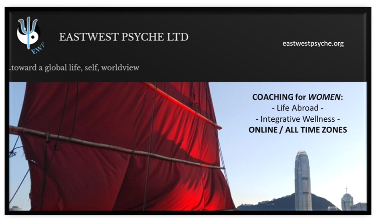 Now offering life coaching for women, specialties integrative wellness and travel / life-abroad, psychology background. Details: eastwestpsyche.org 
#lifecoaching #lifecoachingforwomen #lifecoachingonline
#psychologist #lifecoach #author