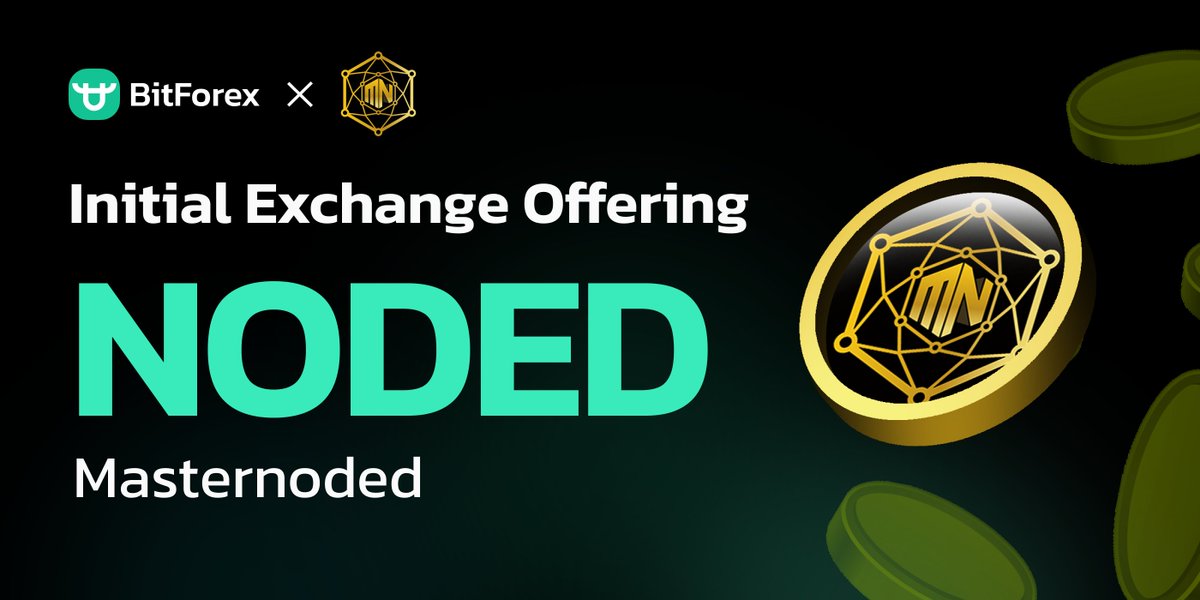 bitforexcom's tweet photo. BitForex IEO 🥳#NODED @masternoded1

⏰ 2023/11/01 17:00 - 2023/11/06 17:00 (GMT+8)

Subscribe NODED Now👉:https://t.co/l4nixVc3F4

Announcement🔗：https://t.co/I7p33p5ihL

#Crypto #BitForex #MASTERNODED https://t.co/zY6aUKNKl1
