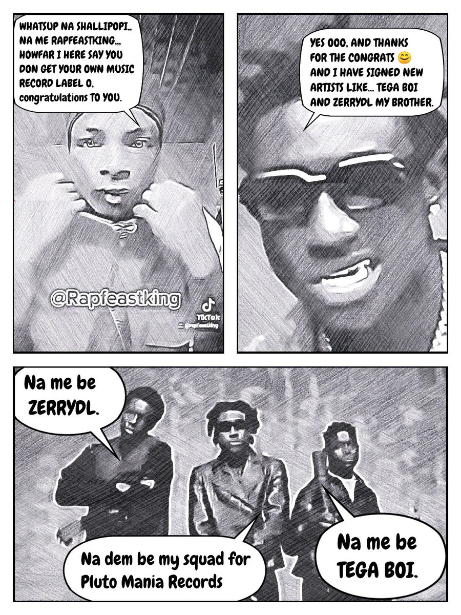 rapfeastking's tweet photo. A very short story of @rapfeastking and shallipopi with his new signed artists to Pluto mania records. https://t.co/DHty5JpqrO