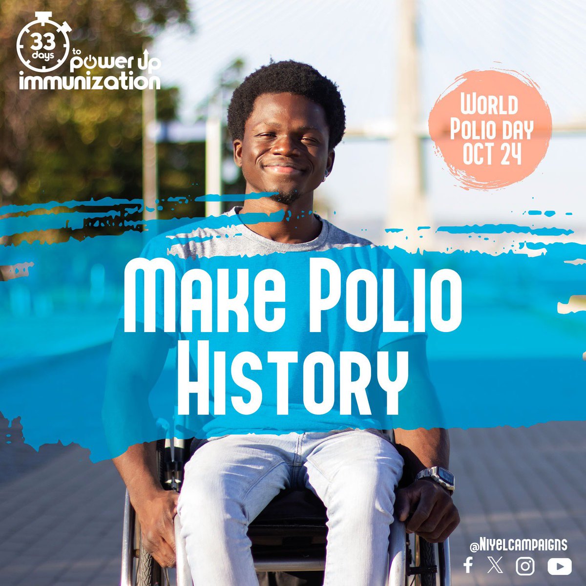 ebirimobinna's tweet photo. Itâs World Polio Day. Join hands, letâs make polio history. Get vaccinated and ensure good hygienic practices. Like smallpox, we can wipe polio out!
#EndPolio #MakePolioHistory #PuHI #SafeandSecure https://t.co/bE59CKIvL6
