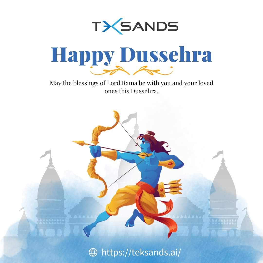 teksands's tweet photo. Let this Dussehra bring new hope and opportunities into your life. Wishing you a prosperous and Happy Dussehra!

#HappyDussehra #dussehra2023 #vijayadashami #dussehraspecial #dussehrafestival #dussehracelebration #festivalseason #celebrations #festivevibes https://t.co/Wccp5RXmvh