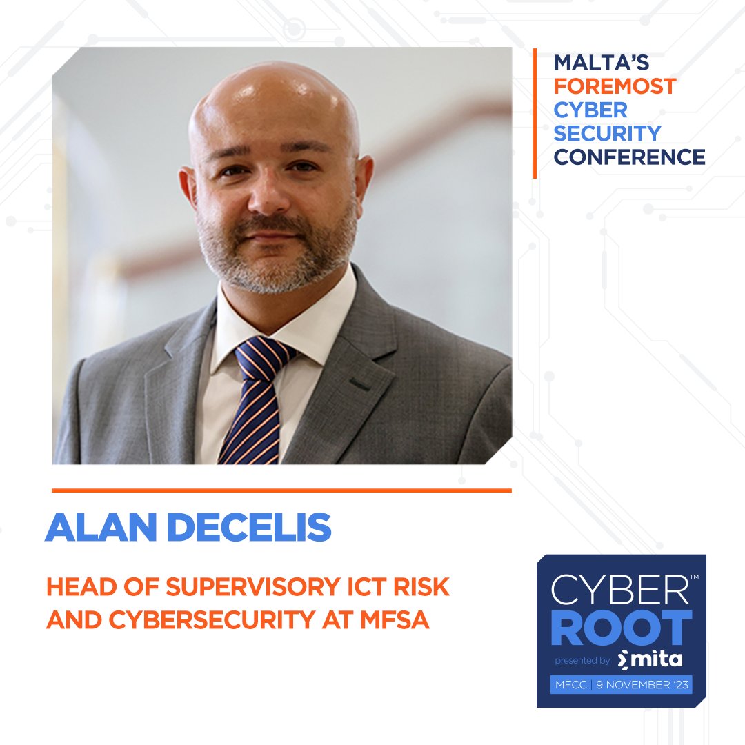 MITAmalta's tweet photo. CYBER ROOT - Presented by MITA

We are happy to present more local speakers for #CYBERROOT2023!

🎤 Alan Decelis
🎤 Antoine Sciberras
🎤 Gavril Flores
🎤 Ian Gauci

🗓️ 9th of November
🎟️ You are still in chance to get your tickets - https://t.co/5TOwWUty0t

#MITA https://t.co/fLrLtnWxzB