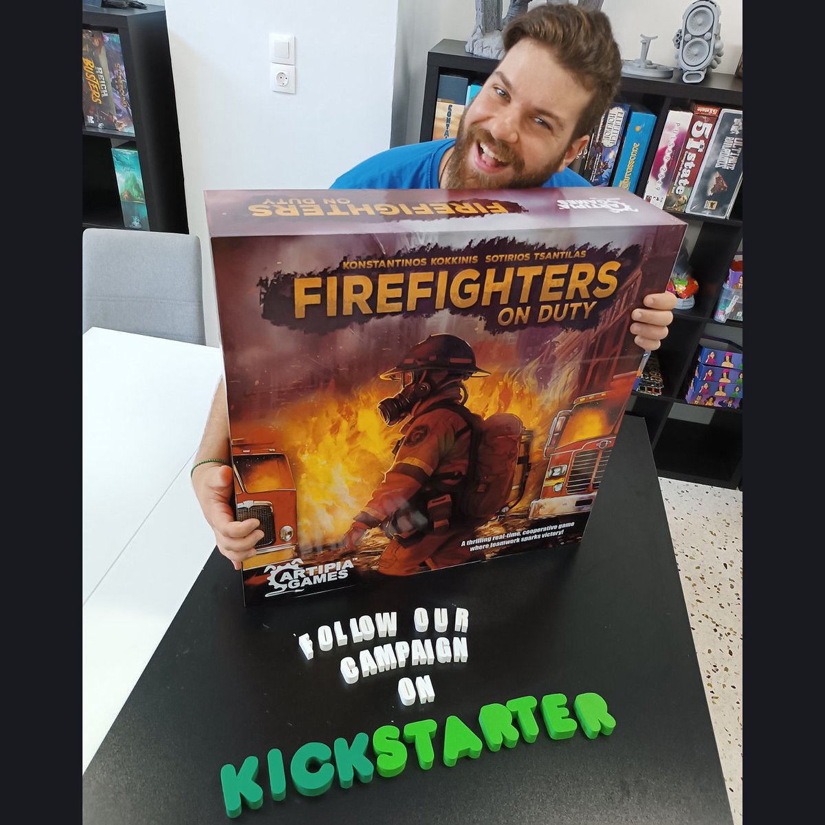 Guaranteed to keep you at the edge of your seat, Firefighters on Duty will be launching on Kickstarter next month 🚀 Follow to get notified! kickstarter.com/projects/24147…