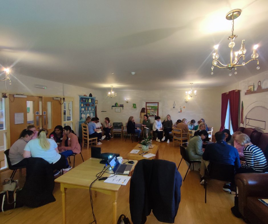 Regional Lead <a href="/Mark_T_Murphy/">Mark Murphy 🌻</a> had 27 staff from 6 Nursing Homes last week in West Cork. It was great to see so much demand and enthusiasm.

If you want to update your nursing home on events like this, visit our events hub 👉 caru.ie/caru-events/

<a href="/HSELive/">HSE Ireland</a> <a href="/IrishHospice/">Irish Hospice Foundation</a> <a href="/AIIHPC/">All Ireland Institute of Hospice & Palliative Care</a>