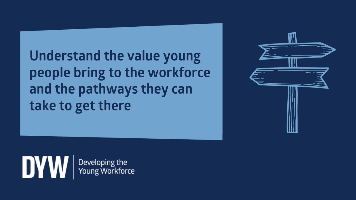 There are many routes and pathways one can take to reach the same destination. Have you considered offering or recognising work-based learning qualifications? Learn more: dyw.scot #ConnectingEmployers #DYWScot