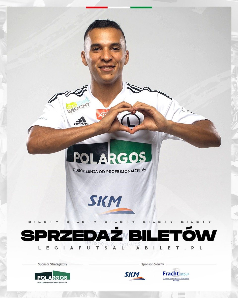 legiafutsal's tweet photo. W niedzielę gramy u siebie 👊
Razem walczymy o kolejne zwycięstwo 🔴⚪️🟢

Bilety dostępne na stronie https://t.co/X2PRnEMhdv https://t.co/GBplCElYDp