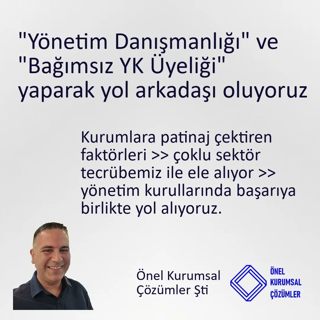 Onurnel1's tweet photo. "NELER YAPIYORUZ" ✨ ✨

Onur Önel

Kurumsal Eğitmen - Yazar - Danışman - Başarı Uzmanı
"Birisi Patrona Gerçeği Söylesin" kitabının yazarı (4.baskı)

Önel Kurumsal Çözümler Şti.

web : https://t.co/FaxbmTr3lu
mail : iletisim@onuronel.com / egitim@onuronel.com https://t.co/WKDmoEksdF