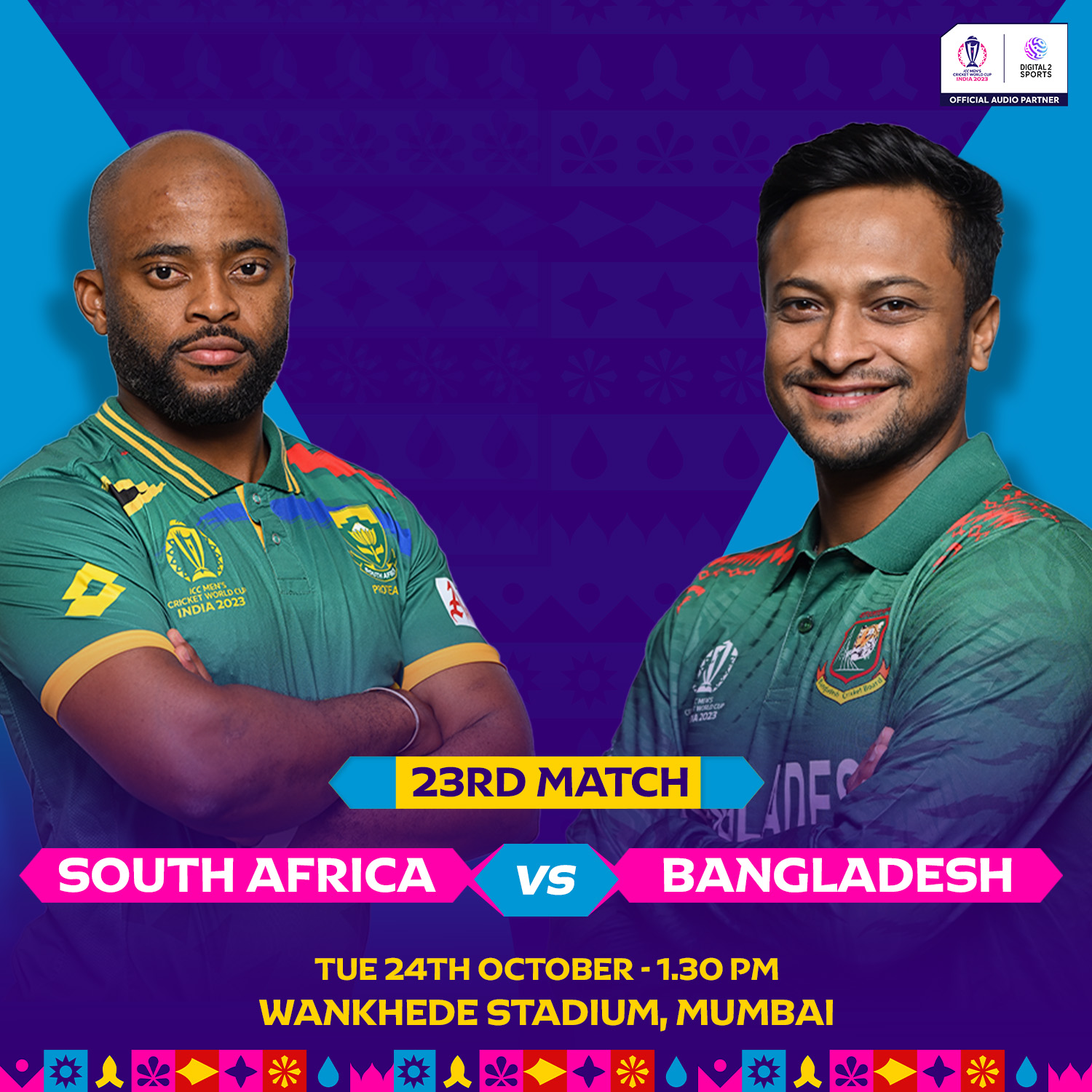 South Africa Vs Bangladesh Live World Cup 2023