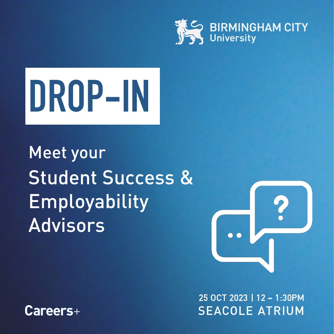 BCU HELS Success (@hels_success) on Twitter photo We'll be on campus TOMORROW with <a href="/BCU_HELSCareers/">HELS Careers+</a>, here to talk to you about student support and employability!
🗓️25 Oct, 12-1.30pm
📍Seacole Atrium, City South Campus We'll be on campus TOMORROW with <a href="/BCU_HELSCareers/">HELS Careers+</a>, here to talk to you about student support and employability!
🗓️25 Oct, 12-1.30pm
📍Seacole Atrium, City South Campus