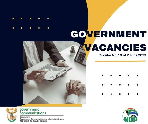 GCISGauteng's tweet photo. PUBLIC SERVICE VACANCY CIRCULAR NO 38 OF 2023 

#PublicServiceVacancy

https://t.co/nExnL8Ois5 

@City_Ekurhuleni @GCISEkurhuleni https://t.co/r4dsBuRPIw