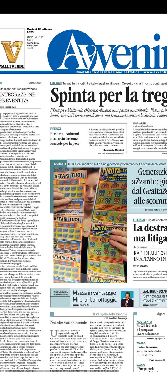 Firenze, ebrei e musulmani in marcia insieme. la notizia che tutti i giornali avrebbero dovuto mettere in prima pagina... <a href="/Avvenire_Nei/">𝐀𝐯𝐯𝐞𝐧𝐢𝐫𝐞</a>