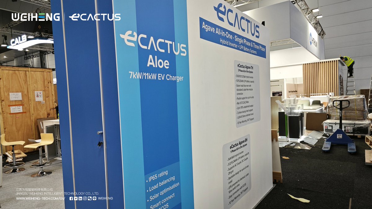 We are ready for tomorrow!
WEIHENG Energy Storage and ECACTUS will be at All-Energy Australia 2023 in MCEC, Melbourne on Nov 25-26, showcasing our top-notch #EnergyStorage solutions for homes, businesses, and industries with our partner Austra Energy . Join us at booth T113!