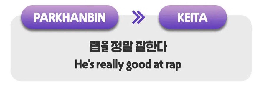 PHBGLOBAL's tweet photo. [📝] 231024 Mnet Plus [EVNNE Plus Live Killing Point]

Please tell us a good thing about the person next to you!

PARK HANBIN > KEITA
He's really good at rap

JI YUNSEO > PARK HANBIN
He's the best on stage and knows how to use facial expressions

#PARKHANBIN #박한빈
#EVNNE #이븐 https://t.co/yPJtpma8zI