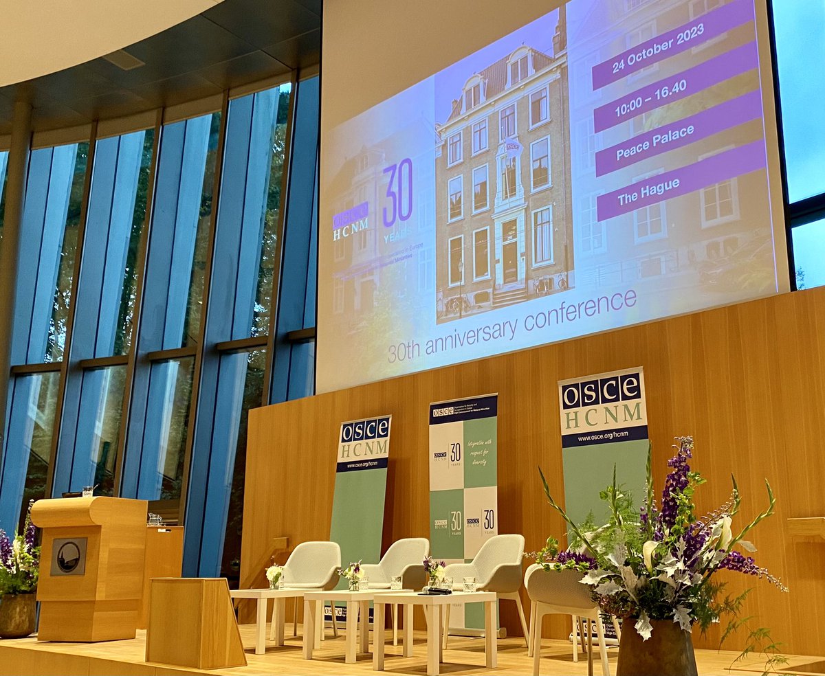AUT_OSCE's tweet photo. Happy birthday, dear @oscehcnm! Congratulations on 30 years of hard, successful, independent(and discreet) work in preventing conflicts involving national minorities in the OSCE area. You can count on ๐ฆ๐น firm support in fulfilling your mandate. #HCNM @OSCE https://t.co/SOK72fCPnt
