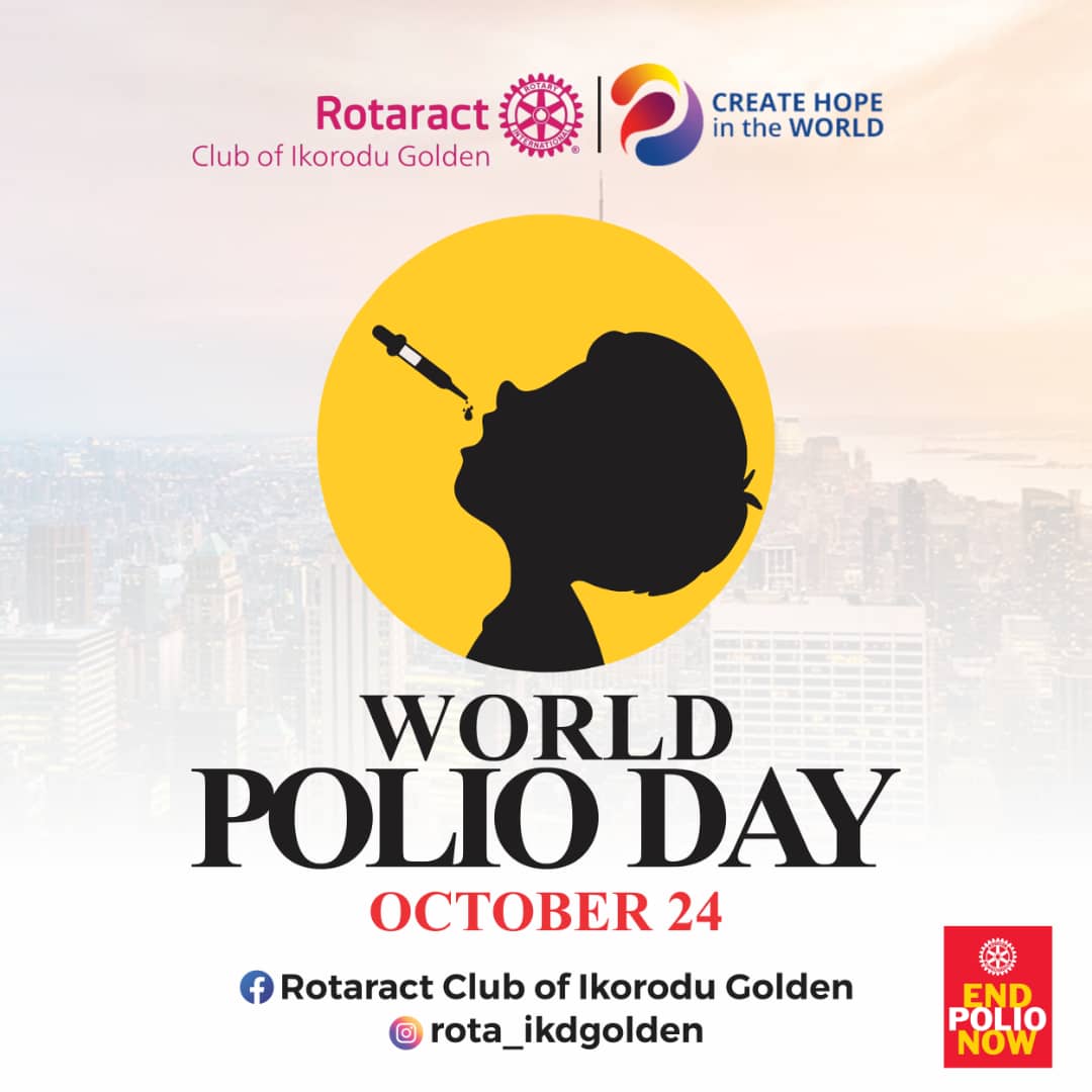 omoakeen's tweet photo. I Rotaractor Abdulwahab Akinlade an Advocate for Ending Polio join humanitarians around the world to celebrate the #WorldPolioDay. 

Together, we'll amplify our voices, raise awareness and strive for a polio-free world. 

#KeepPolioAtZero
#CreateHopeInTheWorld https://t.co/K98hmbmQUV