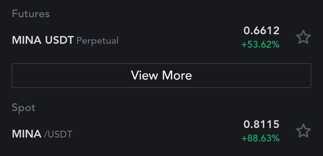 Piyasada ilginç şeyler oluor mesela #Mina spot alım ile vadeli arasındaki farka bakar mısınız ? Bunlar hep boğa alameti.