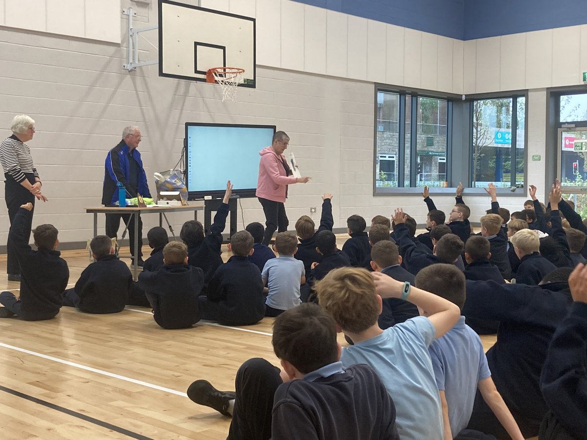 Maynooth Tidy Towns spoke to the boys last week about sustainability and biodiversity.