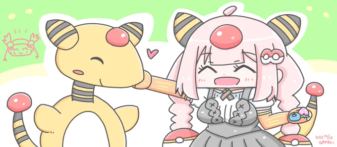 あかりちゃんとデンリュウ 